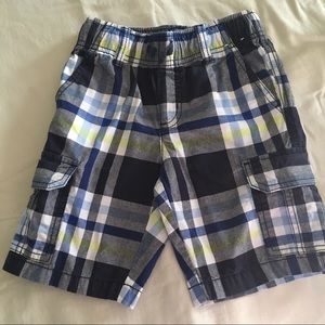 Gymboree.  Plaid shorts.  Size 5